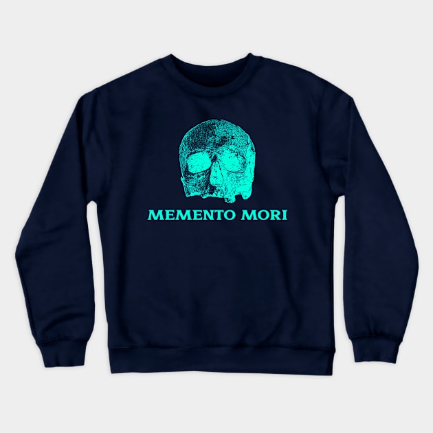 Memento Mori Colorful skull Crewneck Sweatshirt by TeeTrendz